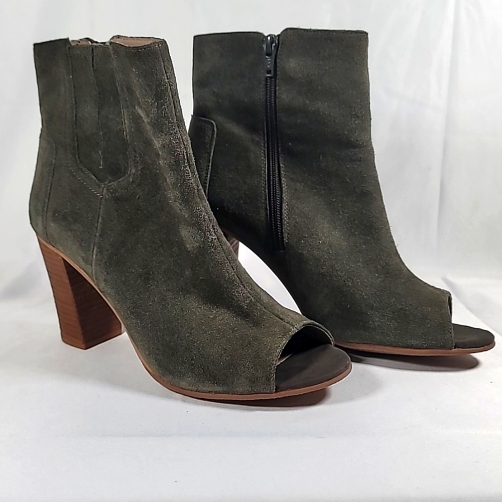 Blondo Olive Green Booties — image 4 of 8